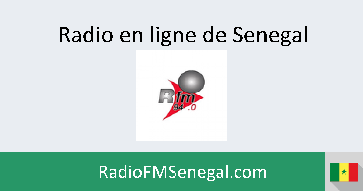 RFM en direct - Radio FM Senegal